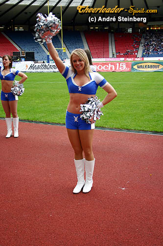 Cheerleader Scottish Claymores Cheerleaders 2004